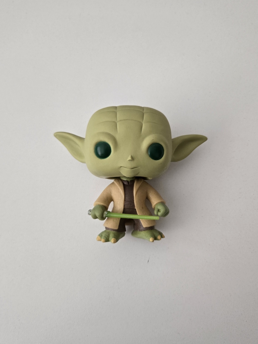 Funko Yoda Figure - Light Green, Tan Robe